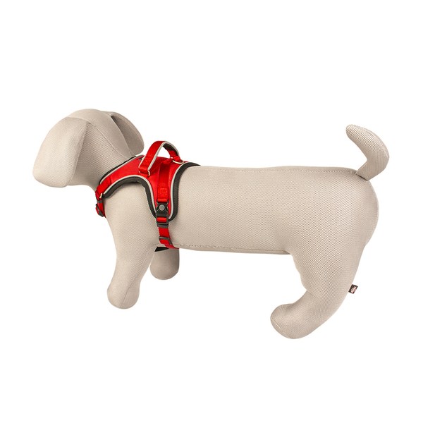 11076 Kırmızı Köpek Göğüs Tasması 40-50 cm