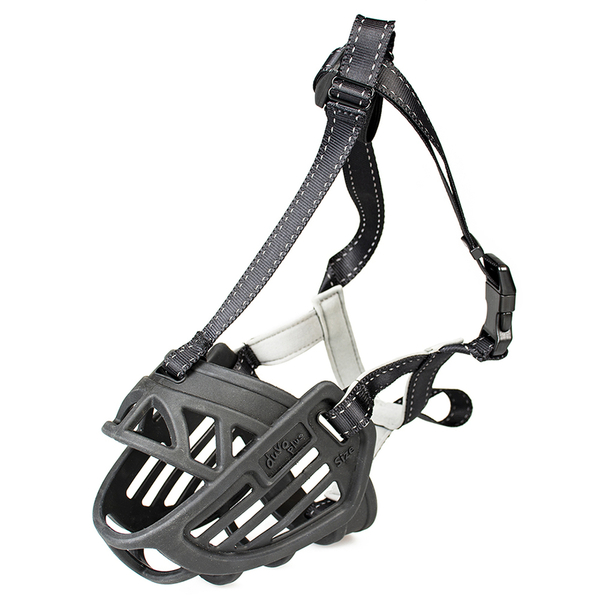 12334 Kauçuk Köpek Ağızlığı Siyah XXLarge