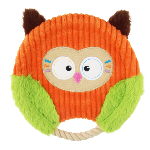 4114 Orman Kaşifi Baykuş – İpli Köpek Oyuncağı