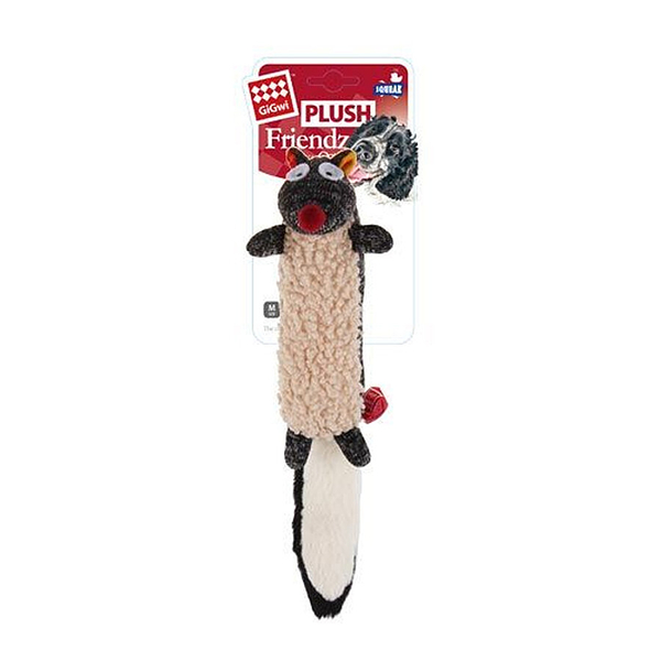 6074 Plush Friendz Sesli Rakun Köpek Oyuncağı
