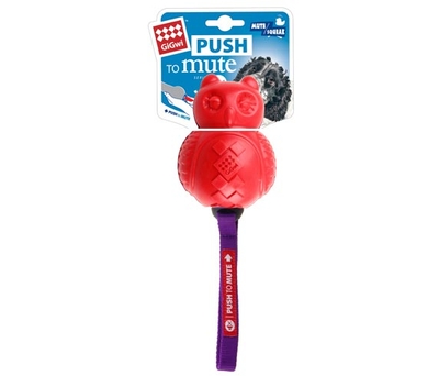 GiGwi - 6173 Push To Mute Baykuş Ses Kont. Köpek Oyun.