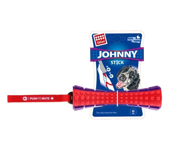 6185 Johnny Stick Kemik Ses Kont.20 cm Köpek Oyun.