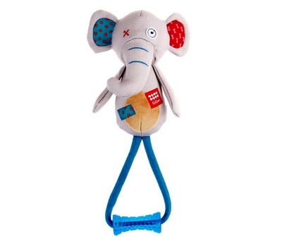 GiGwi - 6199 Plush Friendz Öten Fil Diş Kaşıyıcılı