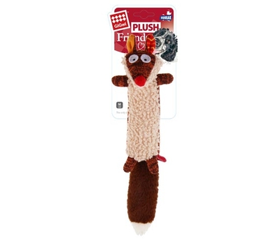 GiGwi - 6238 Plush Friendz Sesli Peluş Sincap 35 cm