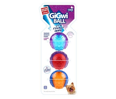 6409 Gigwi Ball Sesli Sert Top Small 3 Lü - Thumbnail