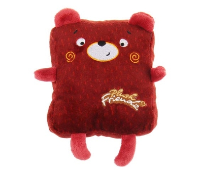 6412 Plush Friendz Kare Ayı Sesli Oyuncak - Thumbnail