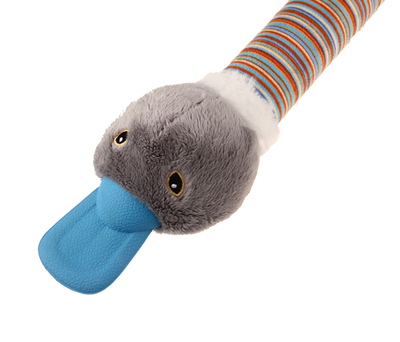 6636 Plush Friendz Ördek Mavi Oyuncak Kemik Sesli - Thumbnail