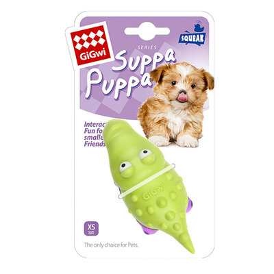 GiGwi - 6983 Suppa Puppa Timsah Diş Kaşıma Yeşil/Mor