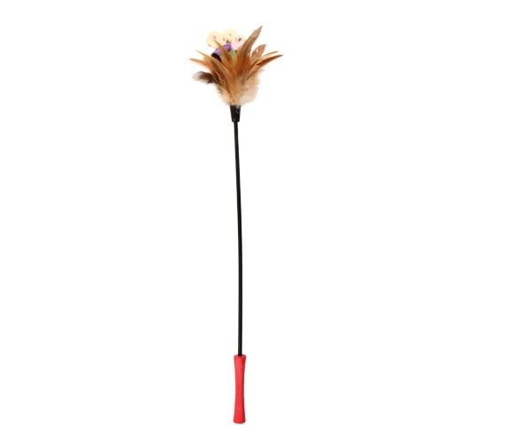 7063 Feather Teaser Kedi Oltası Doğal Tüylü 60 cm
