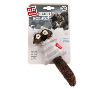 7105 Catnipli Rakun Kedi Oyuncagı - Thumbnail