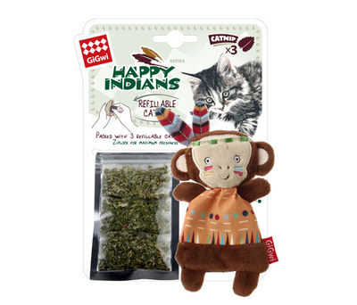 7232 Catnip Hazneli Maymun Kedi Oyuncagı - Thumbnail