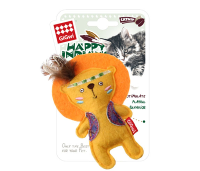 7234 Catnipli Aslan Peluş Kedi Oyuncagı - Thumbnail