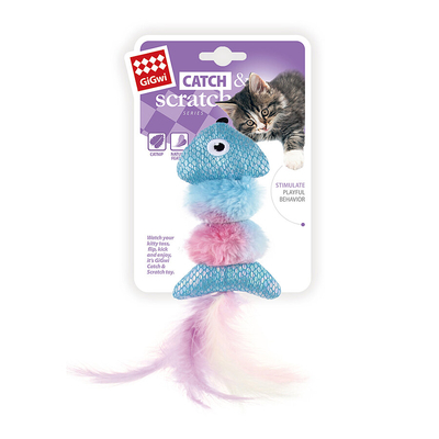 7362 Catch&Scratch Balık Kedi Oyuncağı  - Thumbnail