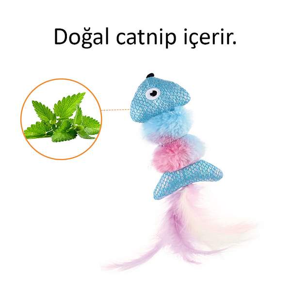 7362 Catch&Scratch Balık Kedi Oyuncağı 