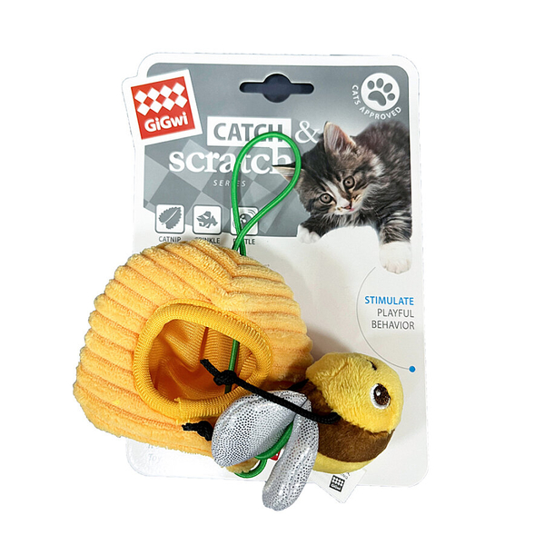 7415 Catch&Scratch Arı + Arı Kovanı Kedi Oyuncağı