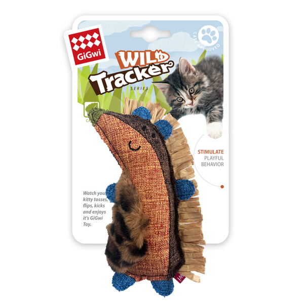 7498 Vahşi İzci Kirpi – Rafya Kurdeleli Kedi Oyuncağı