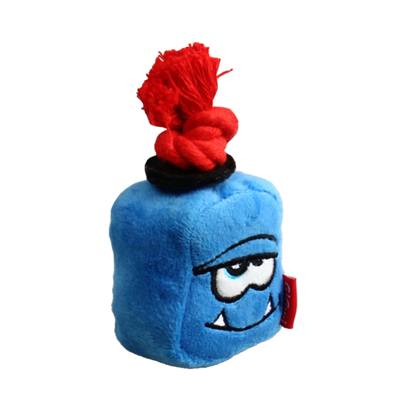 8024 Sesli Mavi Kare Peluş Canavar S