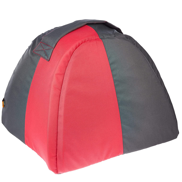 8332 Kanvas Kumaş Kedi Köpek Yatağı Üçgen Kırmızı L