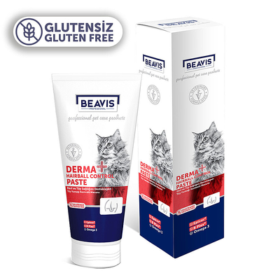 Beavis Derma & Anti Hairball Kedi Malt Paste Glutensiz 75 ml - 6 Adet - Thumbnail