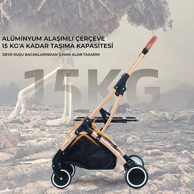 Bndc-106 Lux Pet Arabası Siyah - Thumbnail