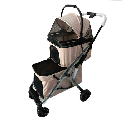 Flip - Bndc-201 Pet Arabası 2 Katlı Haki