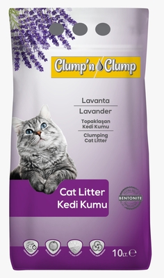  - Clump'n&Clump 10 Lt Kedi Kumu (Lavanta)