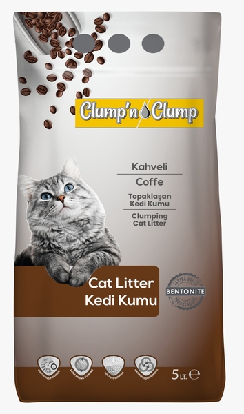 Clump'n&Clump 5 Lt Kedi Kumu (Kahveli)