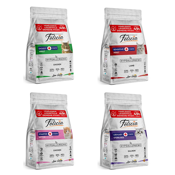 Felicia 400g Mini Deneme Mama Seti 48 Ad. - OCAK