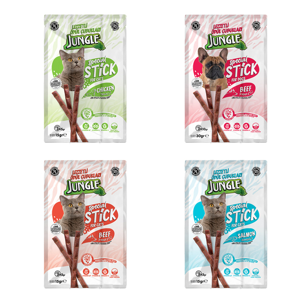 Jungle Kedi Stick Lansman Seti - KASIM