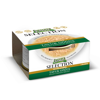 Jungle Selection 70 g Tavuklu Kedi Yaş Mama 12 Adet - Thumbnail