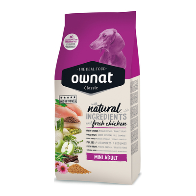 Ownat - Ownat 4 kg Tavuklu Classic Mini Adult Köpek Maması