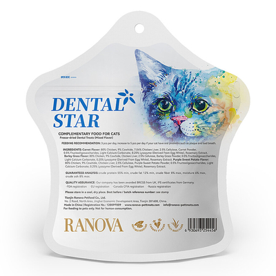 Ranova Kediler İçin Dondurularak Kurutulmuş Karışık Dental Ödül 36 gr - Thumbnail