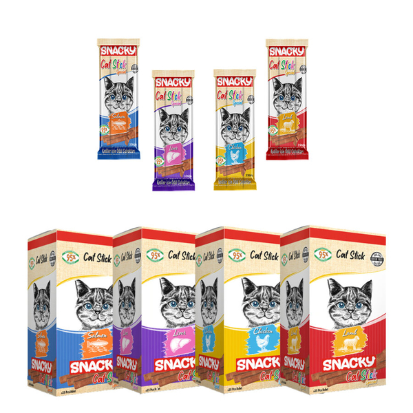 Snacky Kedi Stick Ödül Seti 200 Adet_4 Koli