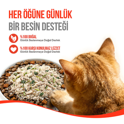 Wanpy Dondurularak Kurutulmuş Fluffy Toppers – Ördek, Brüksel ve Kara Lahana - 30g - Thumbnail