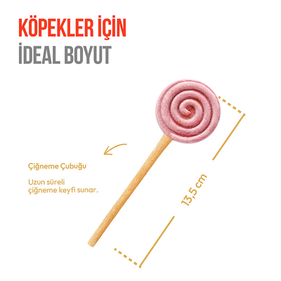 Wanpy Köpekler İçin Dondurularak Kurutulmuş Swirlpop – Yaban Mersinli - 6 g*10'lu - Thumbnail