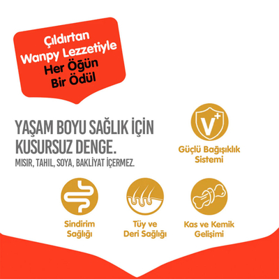 Wanpy Tahılsız Kuzulu Yavru Köpek Maması 1,5 kg - Thumbnail