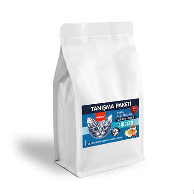 Wanpy Tahılsız Tavuklu Yavru Kedi Maması 500 gr - 24 Adet - Thumbnail