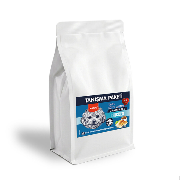 Wanpy Tahılsız Tavuklu Yavru Köpek Maması 500 gr - 24 Adet