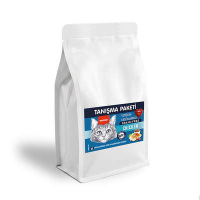 Wanpy Tahılsız Tavuklu Yetişkin Kedi Maması 500 gr - 24 Adet - Thumbnail