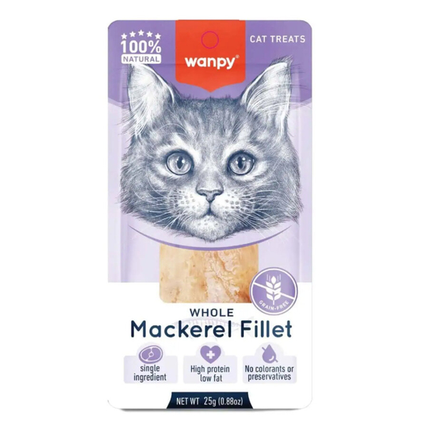 Wanpy Uskumru Fileto 25g Kedi Ödülü